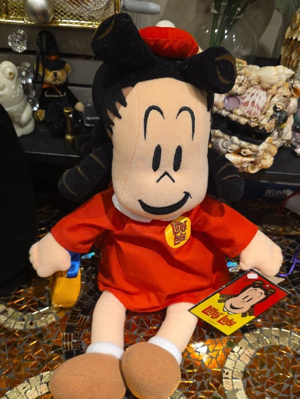 Cute Lole Luly Red Plush Doll - Soft Kids Stuffed Toy